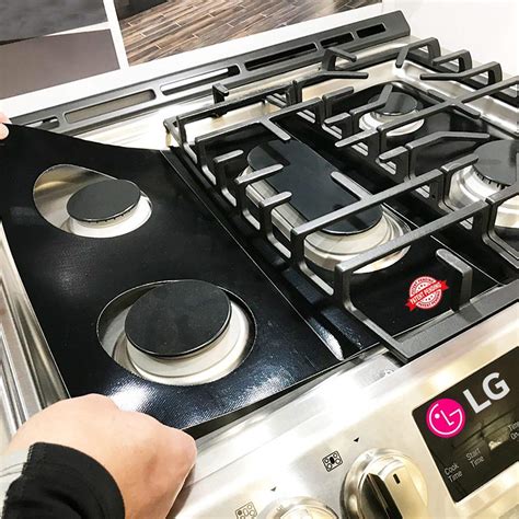 lg stove orange flame